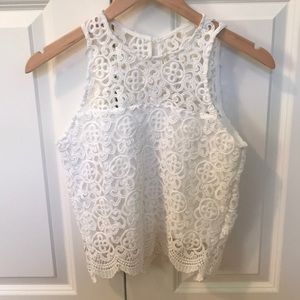 White Lace Shirt!